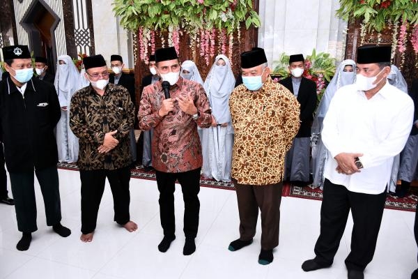 Pertama Kali Hadiri Nikah Massal Syar'i, Edy Rahmayadi: Saya Takut Ada yang Tertukar